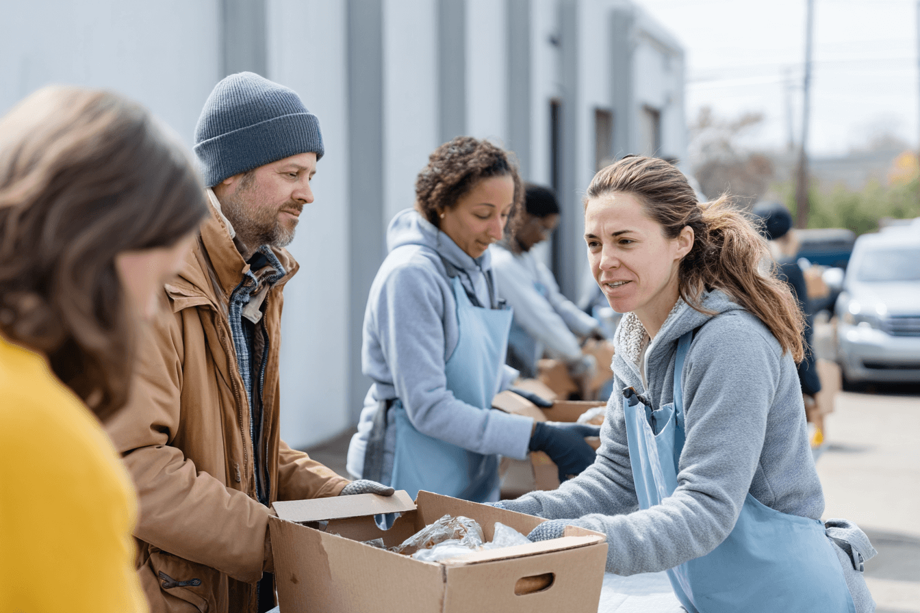 Can the background look like a biker denim  with rock punk meta patches